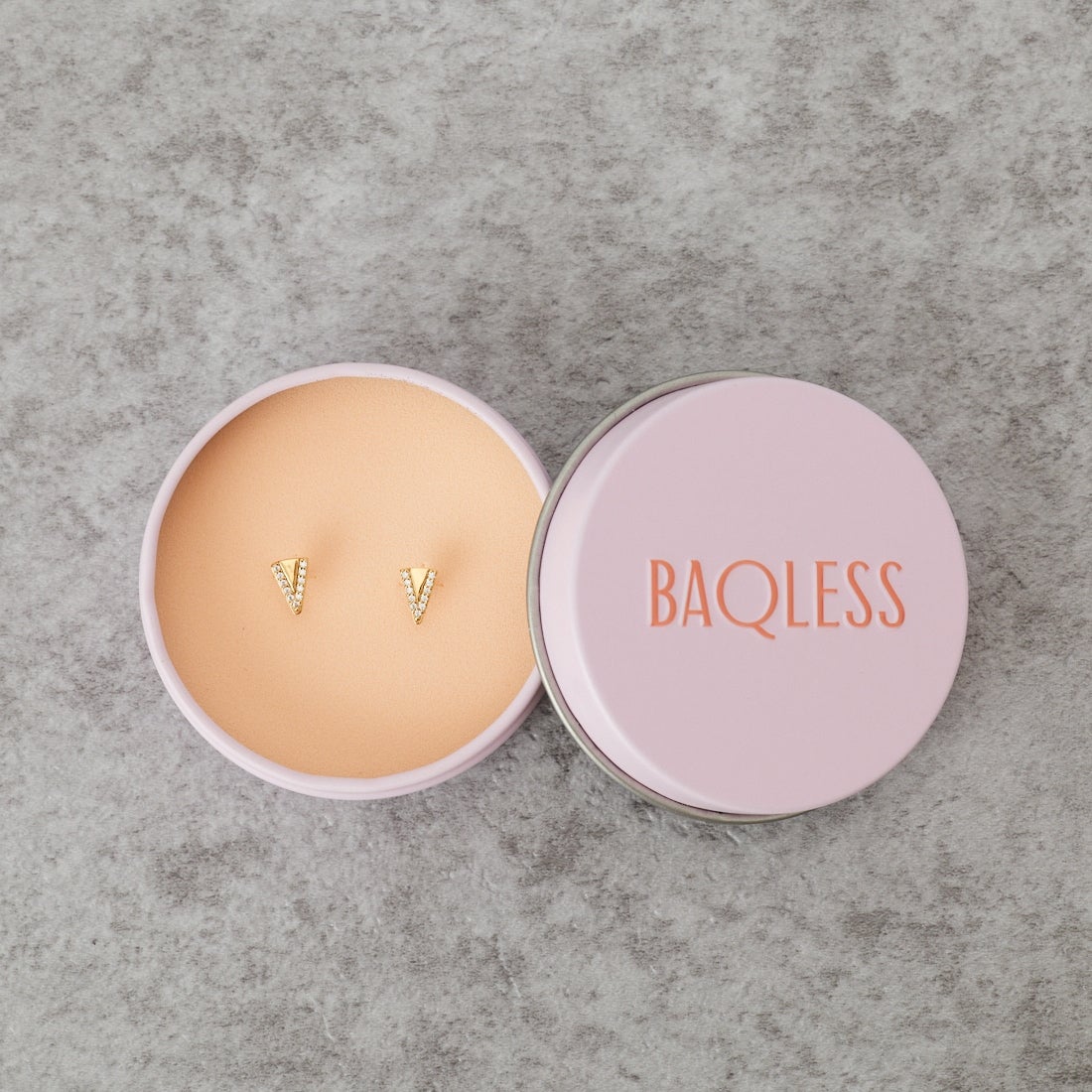 Baqless [バックレス] オネスティ スライスゴールドピアス [261CZ-SLC-YG] GOLD