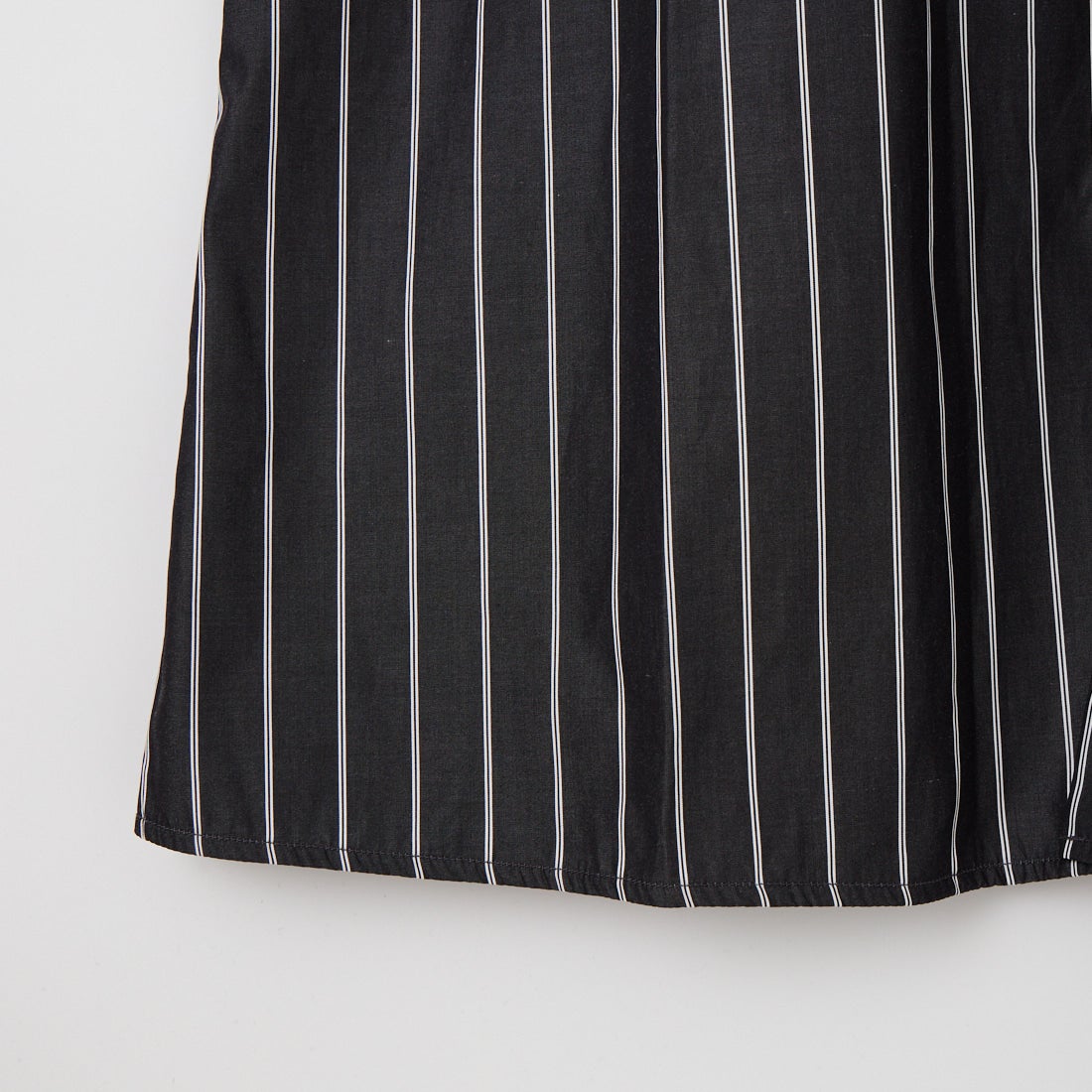 TICCA [ティッカ] テント半袖シャツワンピース [TBFS-006]  BLK STRIPE
