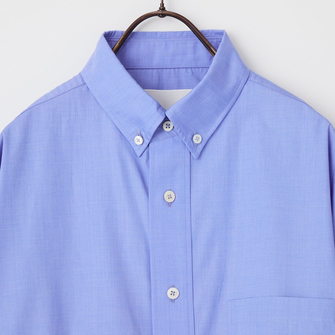 TICCA [ティッカ] ショートボタンダウンシャツ [TBFS-004] BLUE