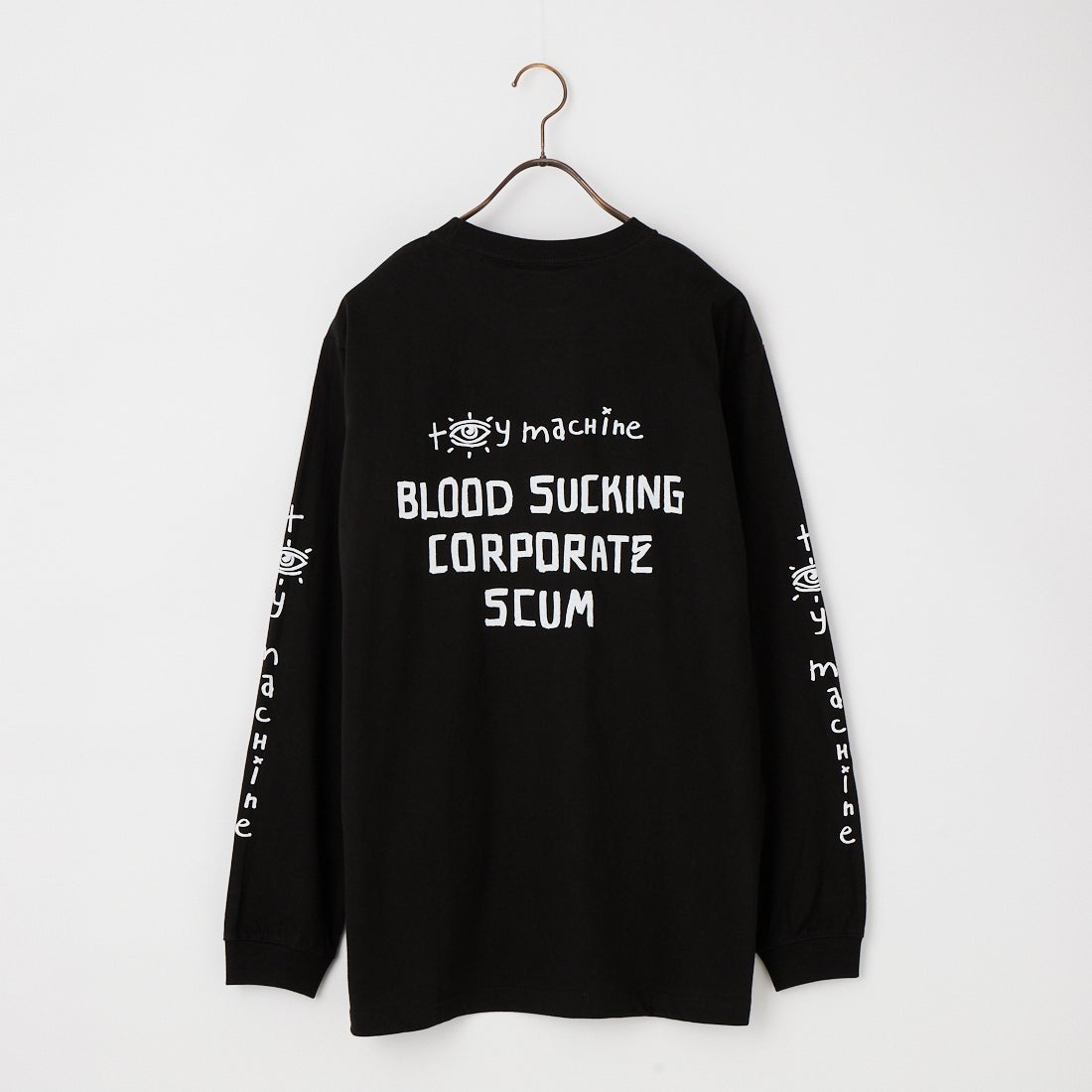 toy machine [トイマシーン] VIDEO #9 ロングスリーブTシャツ [TMPGLT1] BLACK
