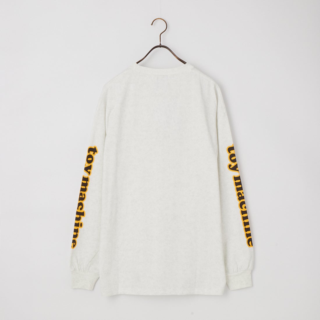 toy machine [トイマシーン] AMERICAN MONSTER フェードウォッシュ ロングスリーブTシャツ [TMPGLT4] WHITE