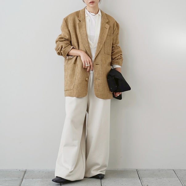 TODAYFUL [トゥデイフル] ボーイフレンド リネンジャケット [12610107] BEG