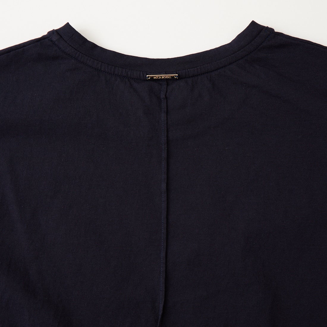 MICA&DEAL [マイカアンドディール] LAIA ロゴヘムラウンドTシャツ [0126209101] NAVY
