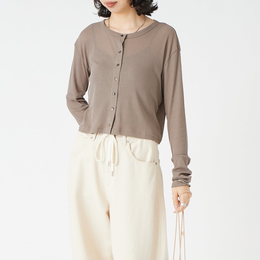 035 ﾓｶ&&モデル身長：162cm 着用サイズ：F&&