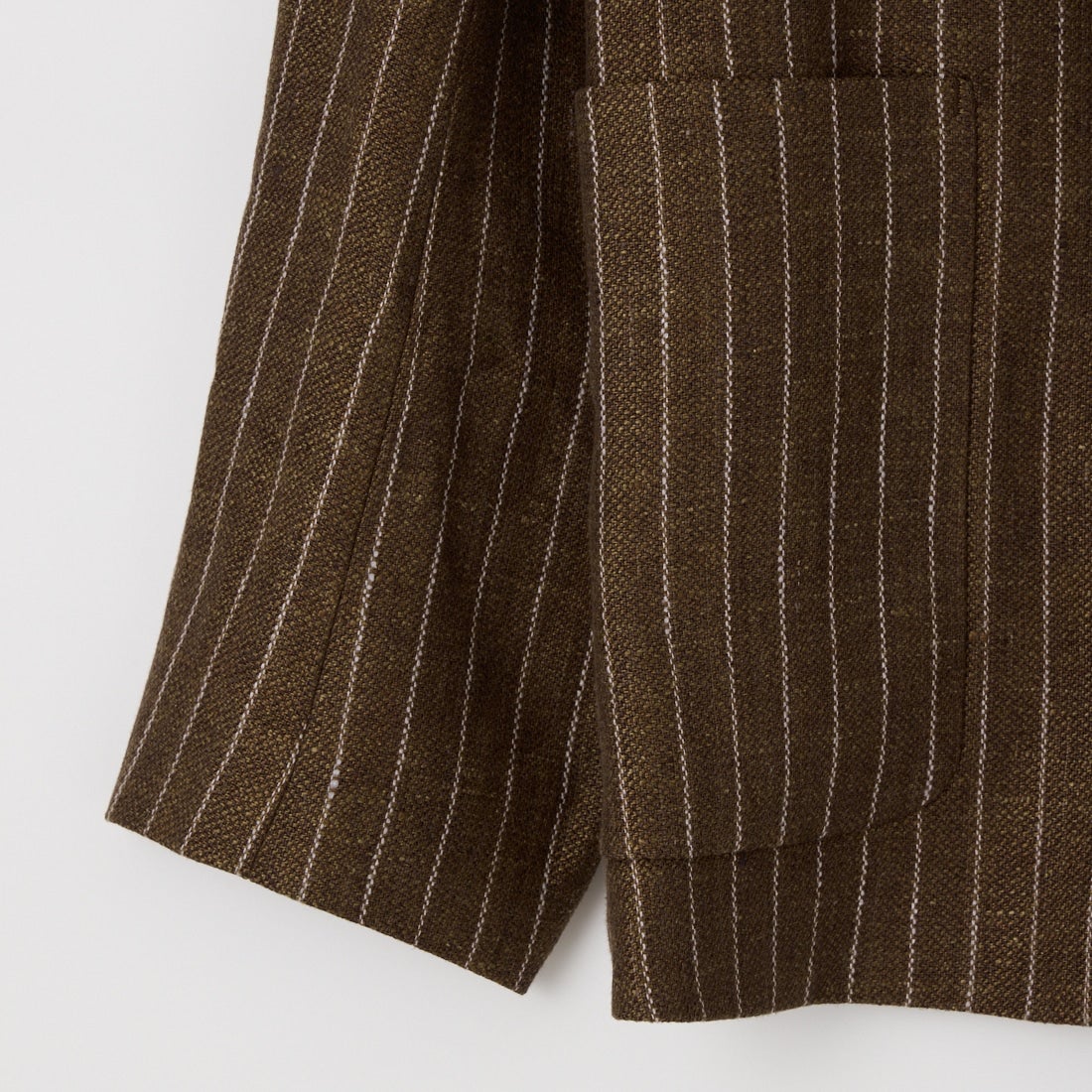 TODAYFUL [トゥデイフル] ボーイフレンド ストライプリネンジャケット [12610108] BRN