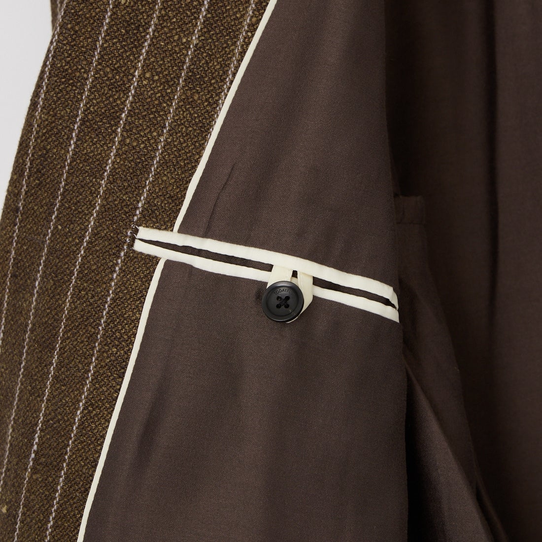 TODAYFUL [トゥデイフル] ボーイフレンド ストライプリネンジャケット [12610108] BRN