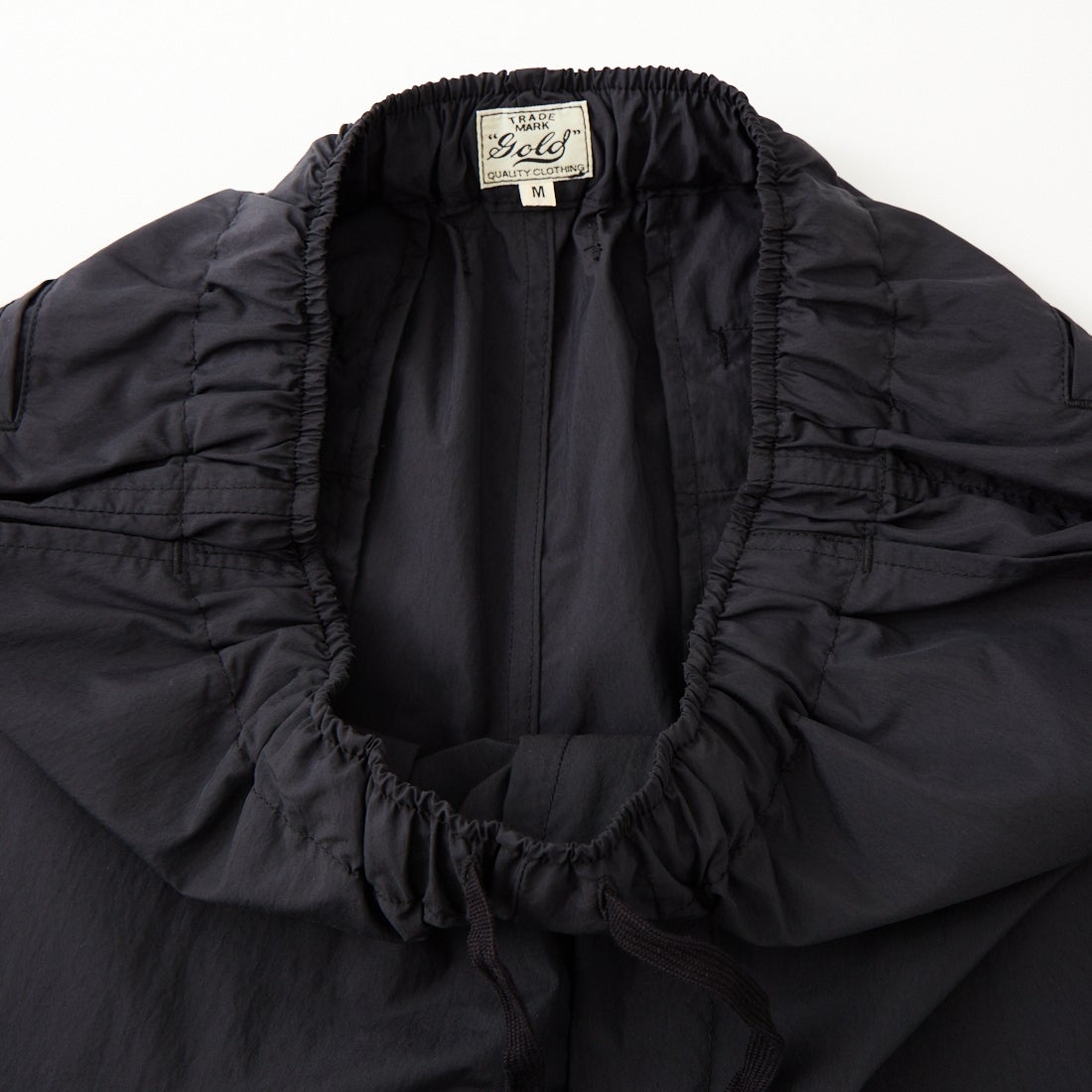 GOLD [ゴールド] コットンナイロンウェザークロス イージーワイドショーツ [GL52628] 119 BLACK