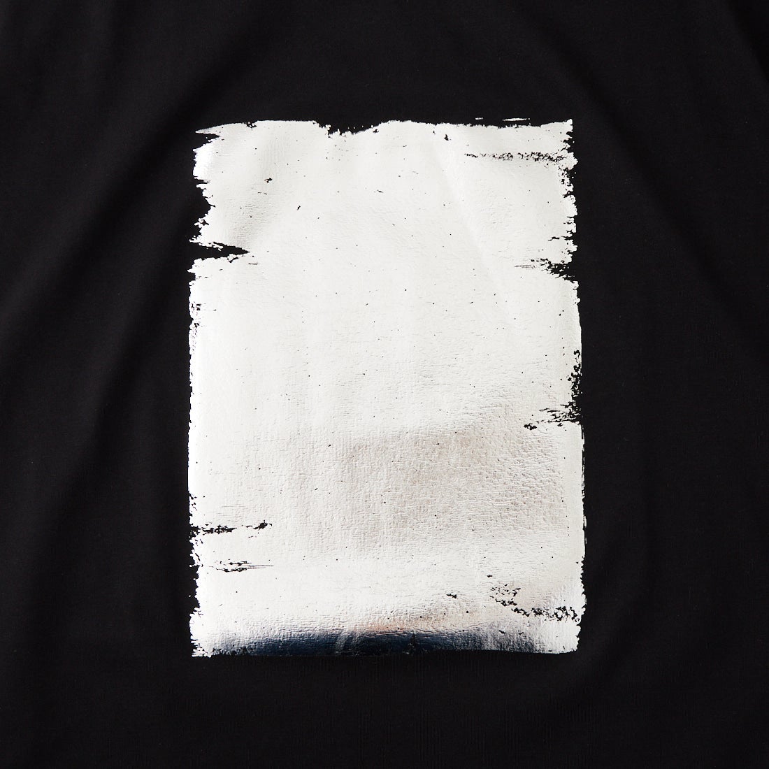 Maison de L'allure [メゾン ドゥ ラリュール] ボックス箔プリントTシャツ [M26312014] 09 BLACK