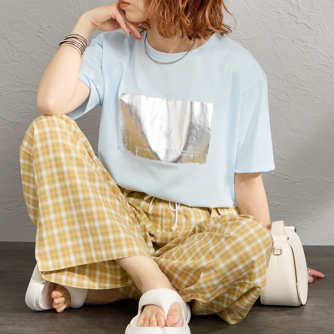 10 BABYBLU&&モデル身長：158cm 着用サイズ：F&&