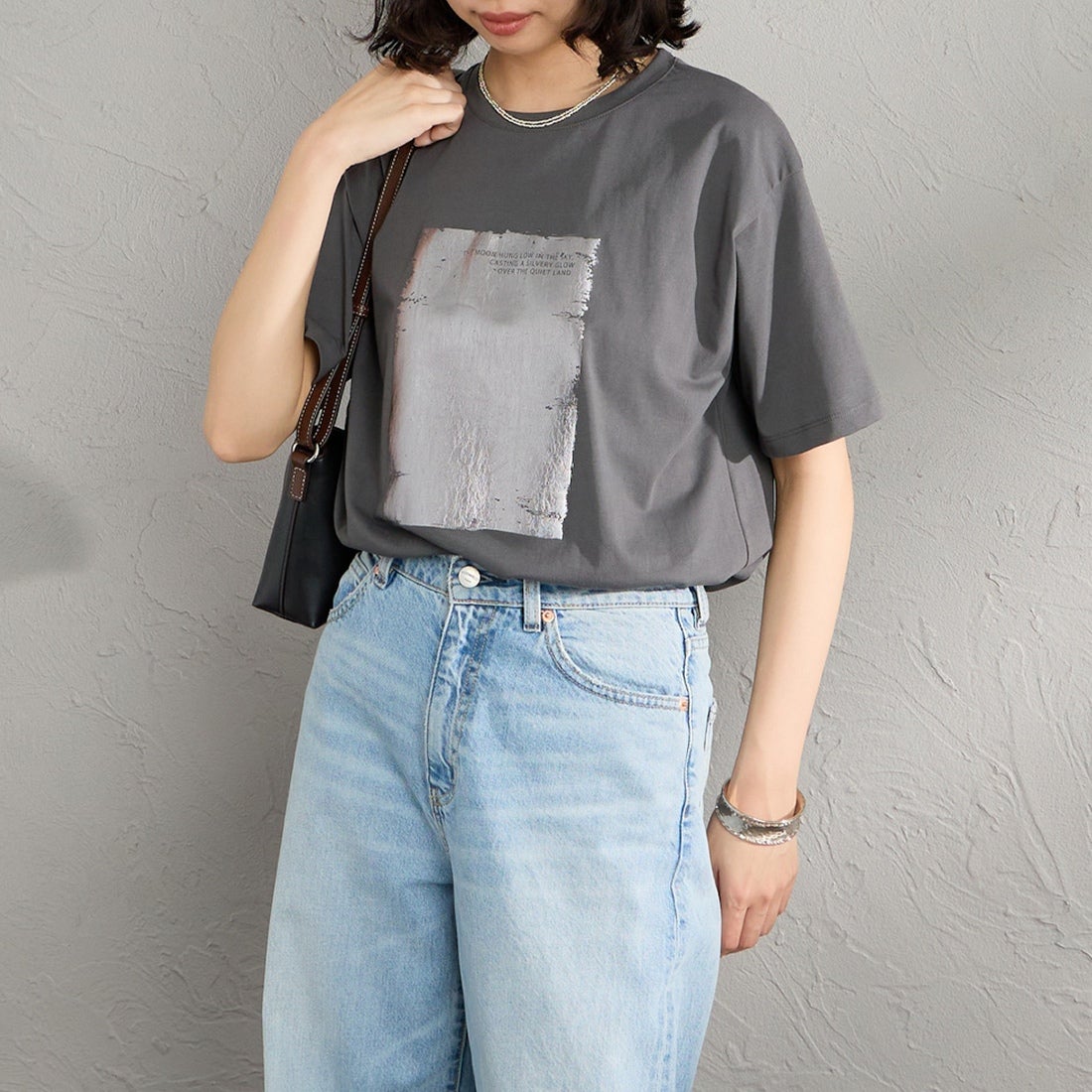 08 CHARCOA&&モデル身長：162cm 着用サイズ：F&&
