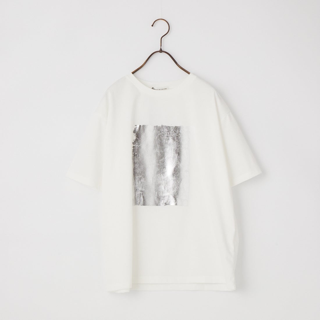 Maison de L'allure [メゾン ドゥ ラリュール] アソートボックス箔ロゴプリントTシャツ [M26312015] 02 OFF
