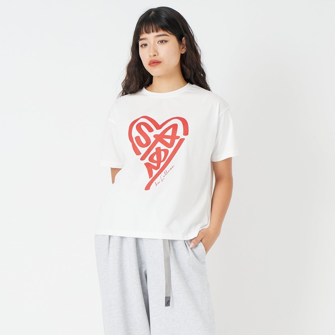 Maison de L'allure [メゾン ドゥ ラリュール] アソートアートロゴプリントTシャツ [M26312016] 02 OFF