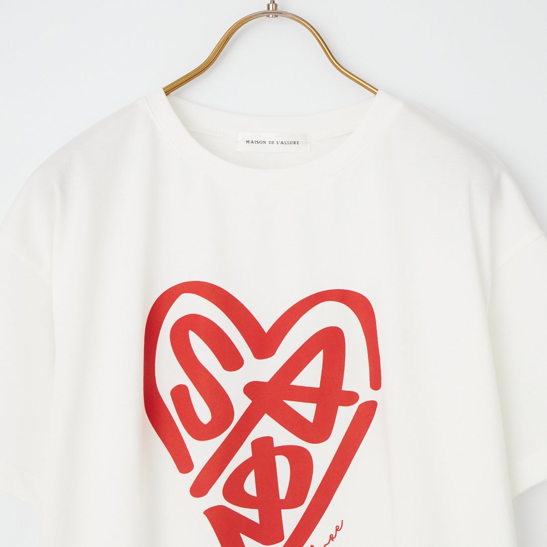 Maison de L'allure [メゾン ドゥ ラリュール] アソートアートロゴプリントTシャツ [M26312016] 02 OFF