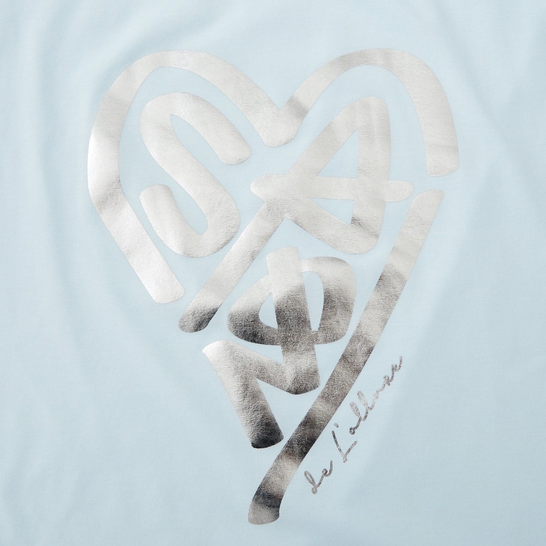 Maison de L'allure [メゾン ドゥ ラリュール] アソートアートロゴプリントTシャツ [M26312016] 10 BABYBLU