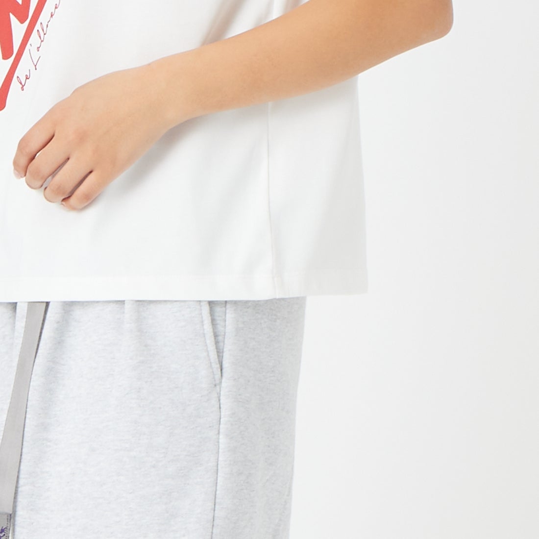 Maison de L'allure [メゾン ドゥ ラリュール] アソートアートロゴプリントTシャツ [M26312016] 08 CHARCOA