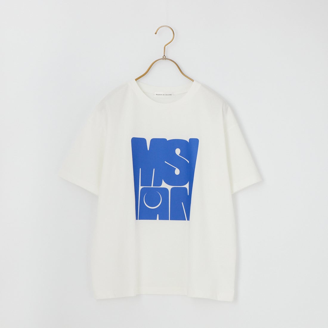 Maison de L'allure [メゾン ドゥ ラリュール] アソートアートロゴプリントTシャツ [M26312016] 01 WHITE