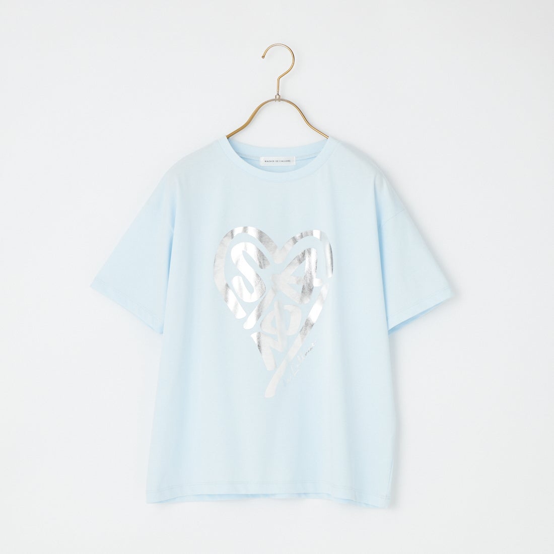 Maison de L'allure [メゾン ドゥ ラリュール] アソートアートロゴプリントTシャツ [M26312016] 10 BABYBLU