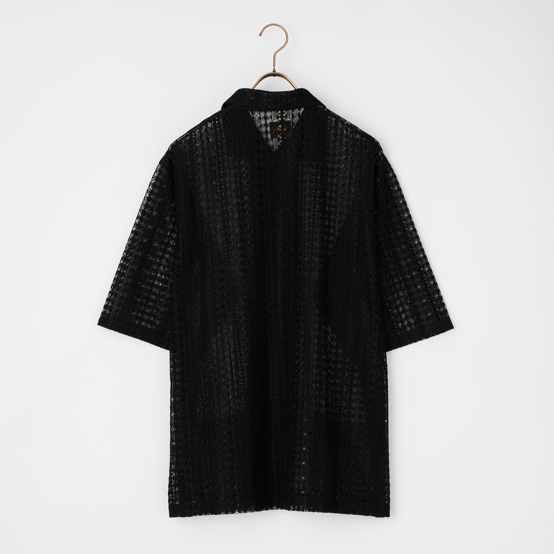 Needles [ニードルズ] ショートスリーブ ワイドスプレッドカラーシャツ [SX284] B BLACK