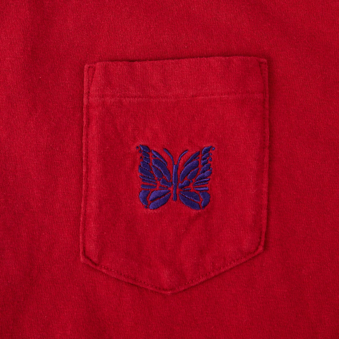 Needles [ニードルズ] ショートスリーブポケットTシャツ [SX444] C RED