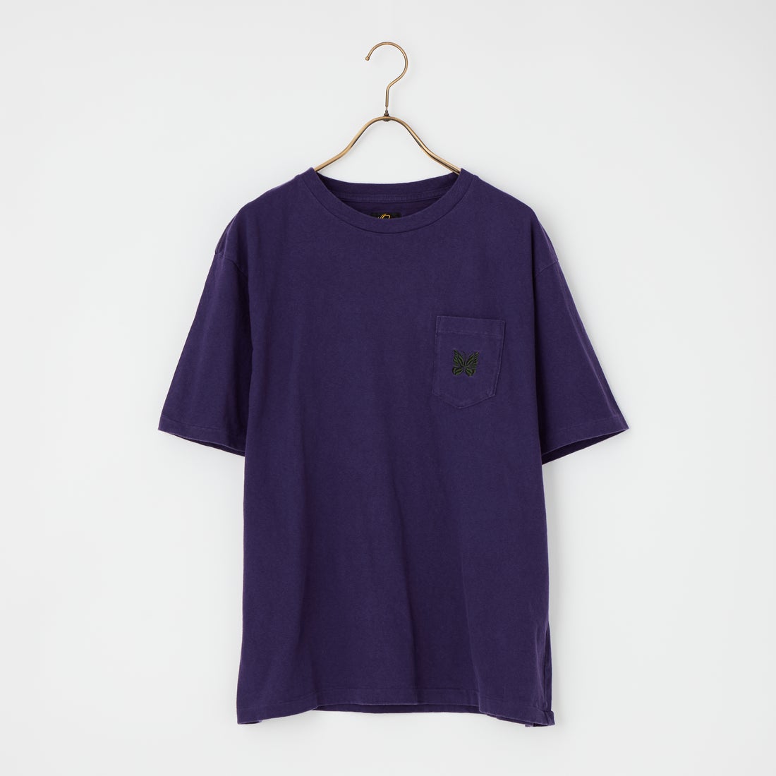 Needles [ニードルズ] ショートスリーブポケットTシャツ [SX444] F PURPLE