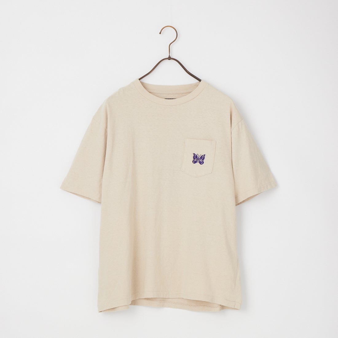 Needles [ニードルズ] ショートスリーブポケットTシャツ [SX444] A BEIGE