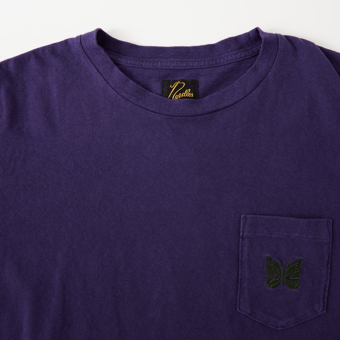 Needles [ニードルズ] ショートスリーブポケットTシャツ [SX444] F PURPLE