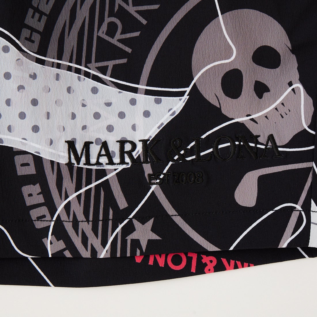 MARK & LONA [マークアンドロナ] カモフラージュ柄 ショートパンツ [MLM-6A-AT08] BLACK