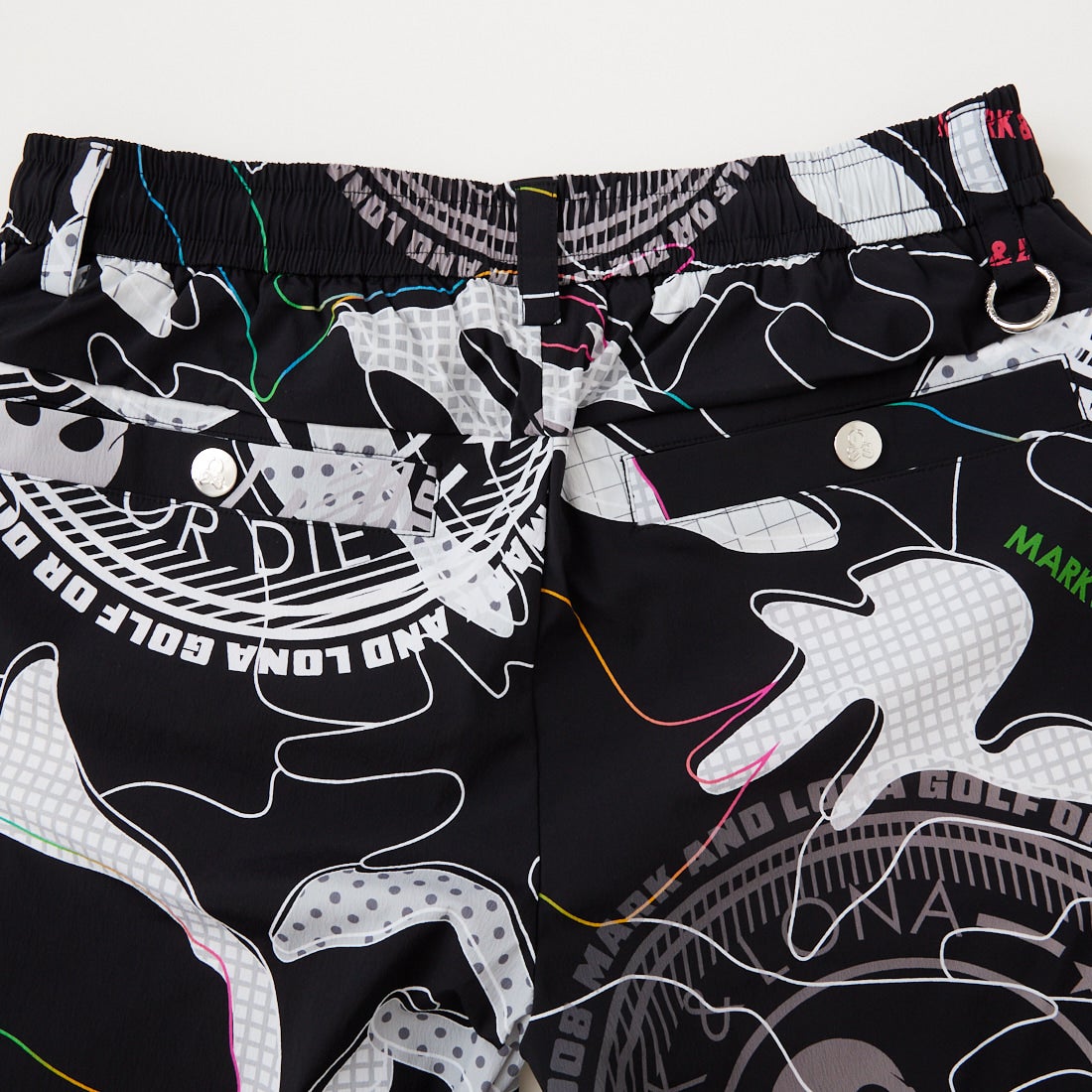 MARK & LONA [マークアンドロナ] カモフラージュ柄 ショートパンツ [MLM-6A-AT08] BLACK