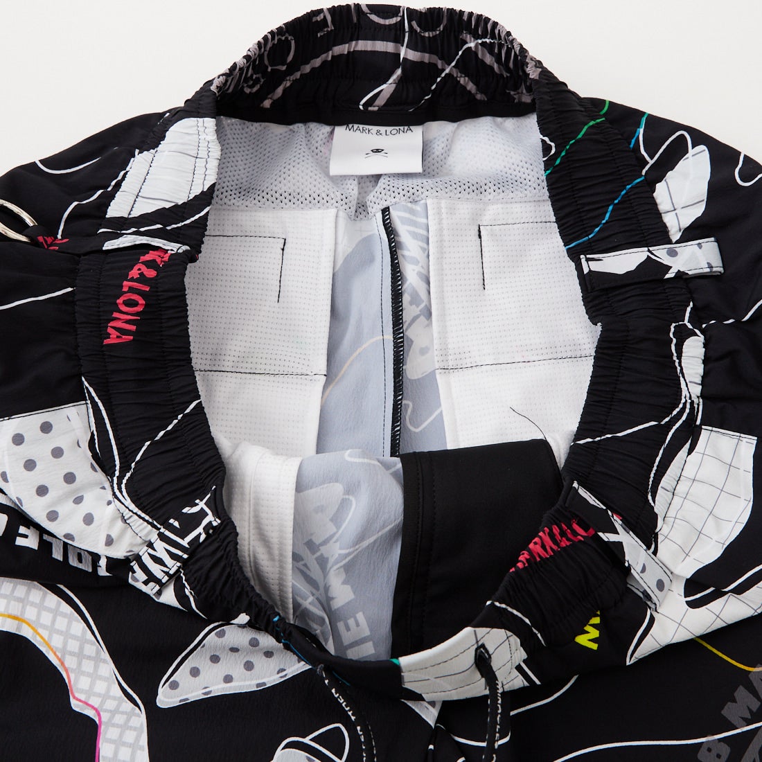 MARK & LONA [マークアンドロナ] カモフラージュ柄 ショートパンツ [MLM-6A-AT08] BLACK