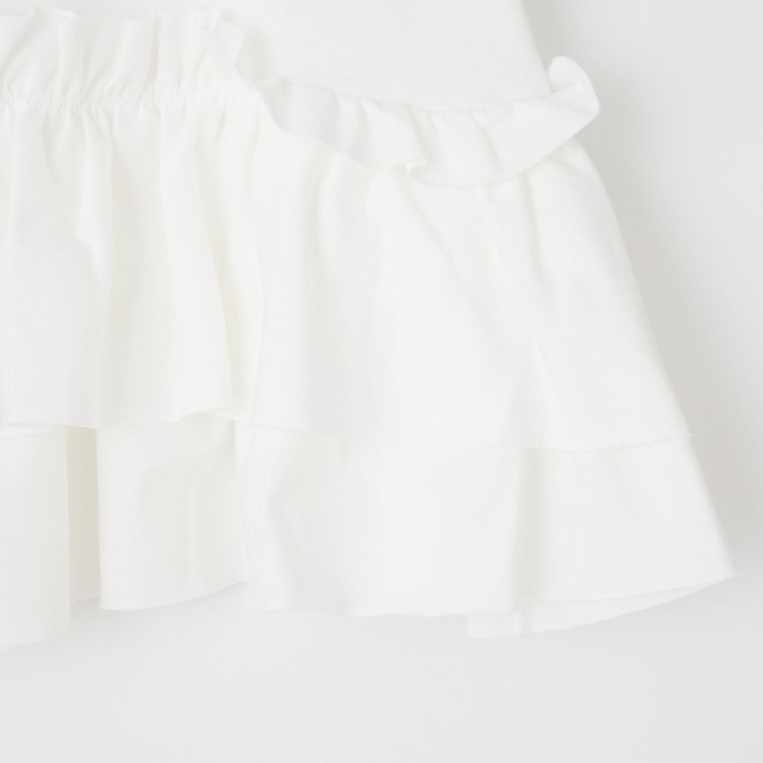 RhodolirioN [ロドリリオン] スワローフリルティアードトップス [SW1078] A WHITE