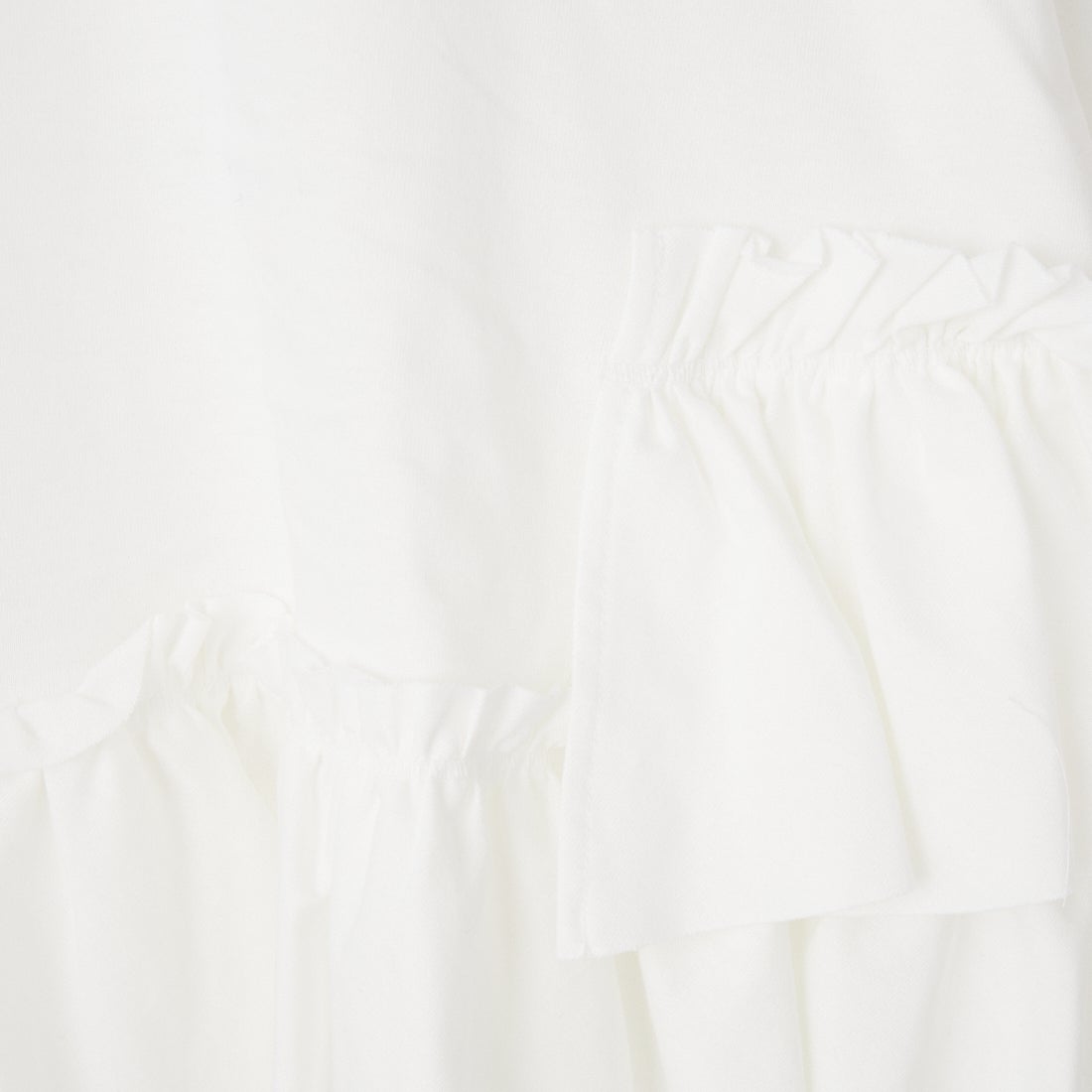 RhodolirioN [ロドリリオン] スワローフリルティアードトップス [SW1078] A WHITE