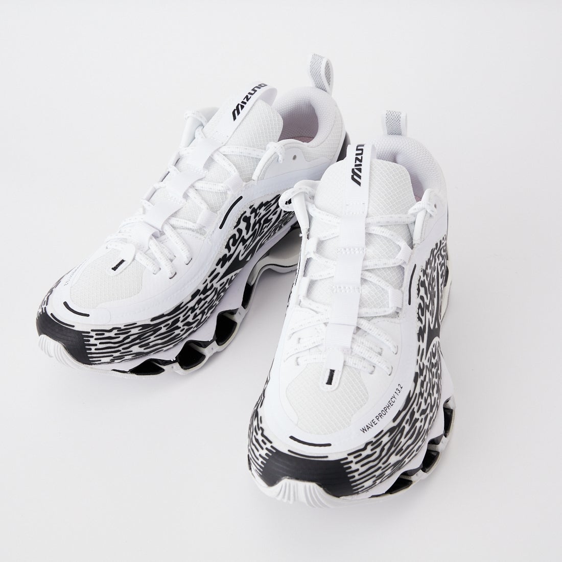 MIZUNO [ミズノ] ウェーブプロフェシー 13.2 [D1GA2613] 04 ﾎﾜｲﾄ/ﾌﾞ