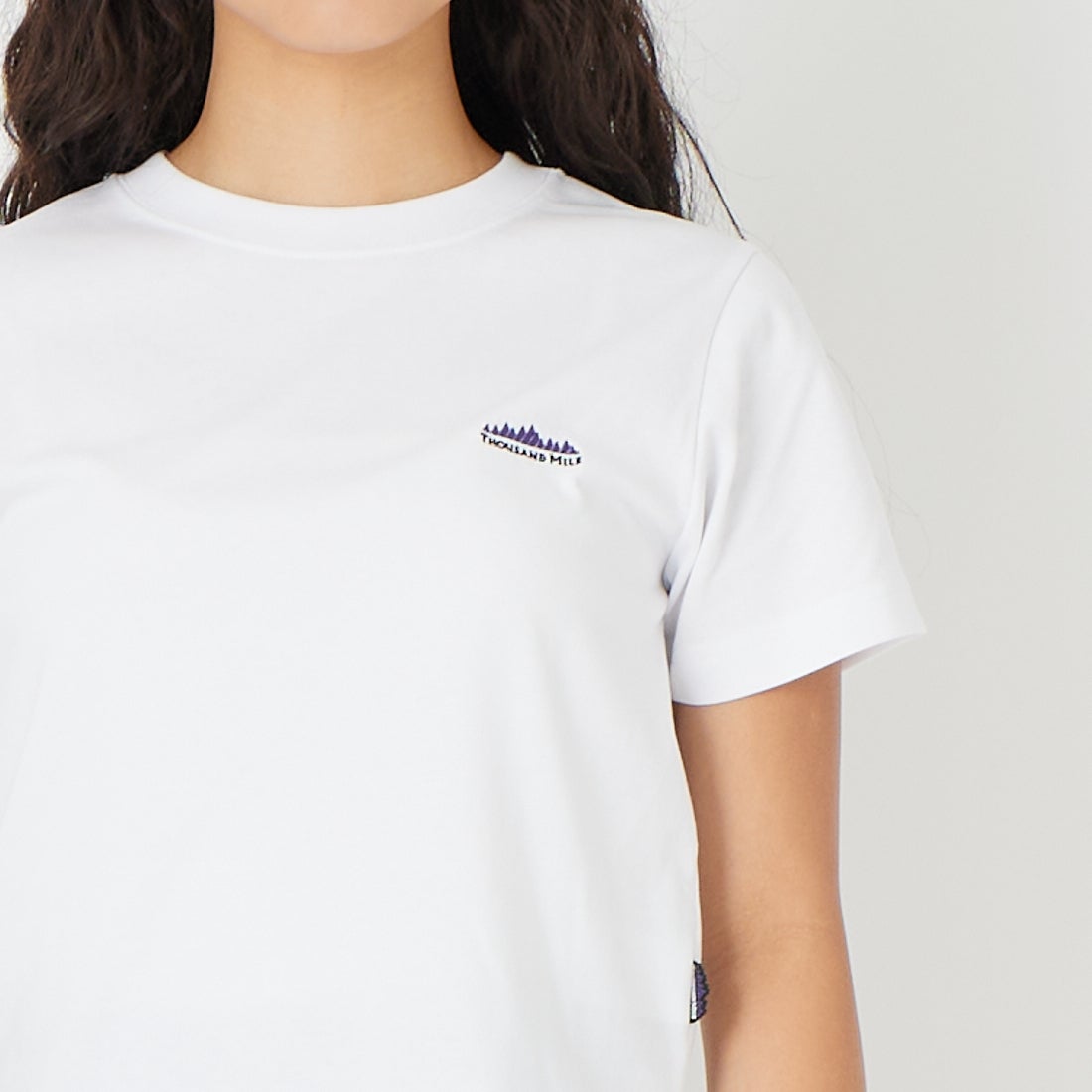 THOUSAND MILE [サウザンド マイル] ショートスリーブコンパクトTシャツ [TM261TC00162] 01 WHITE