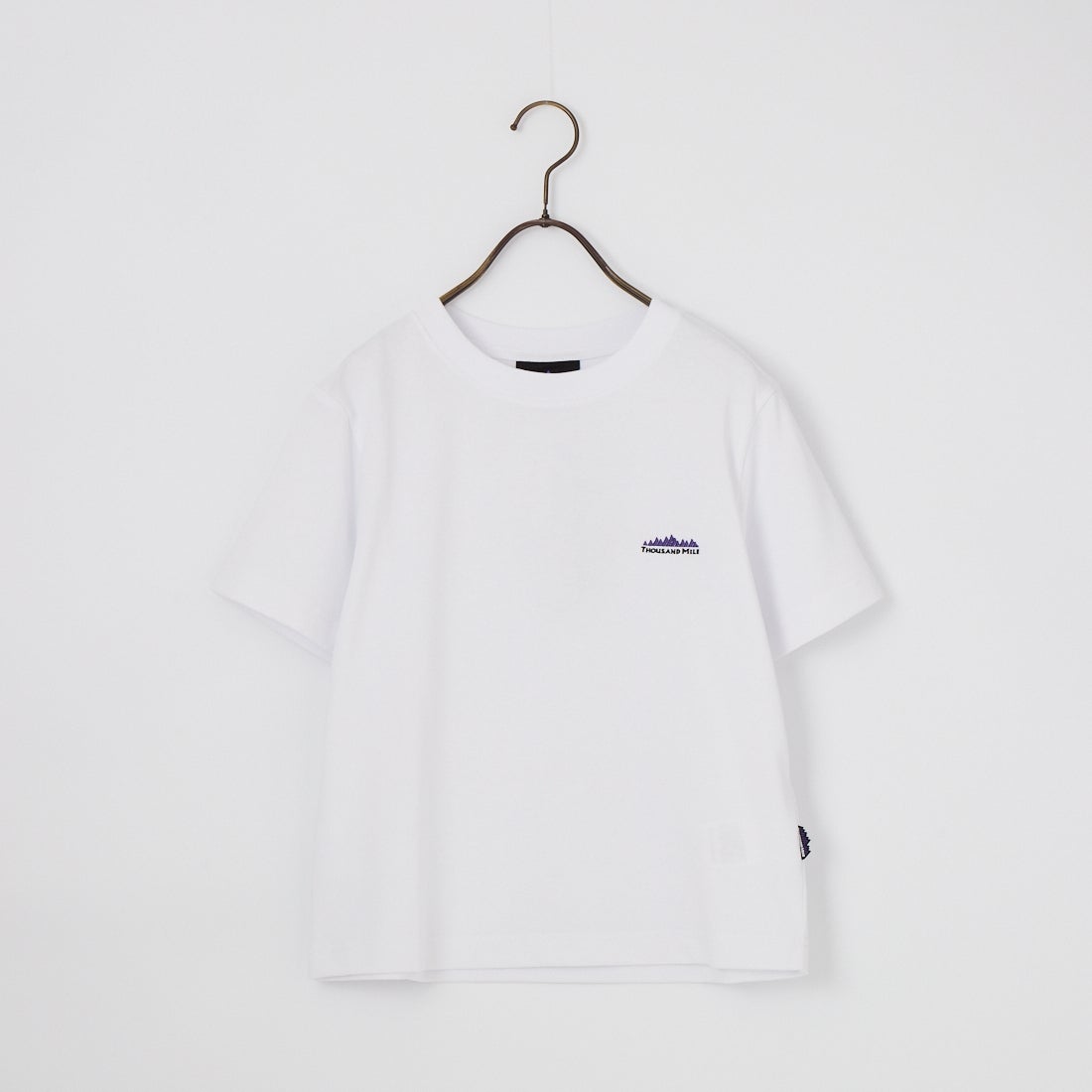 THOUSAND MILE [サウザンド マイル] ショートスリーブコンパクトTシャツ [TM261TC00162] 01 WHITE