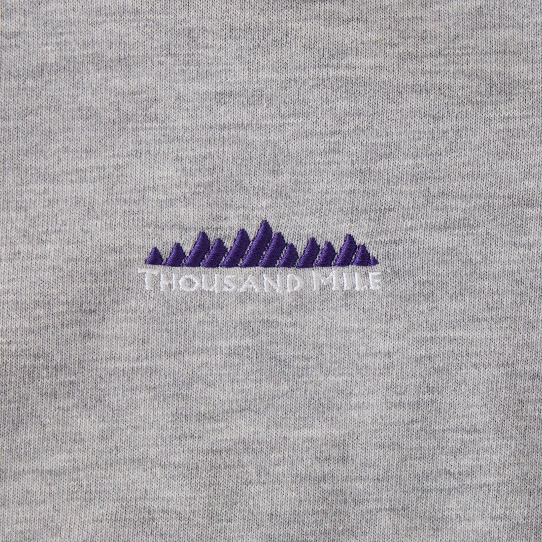 THOUSAND MILE [サウザンド マイル] ショートスリーブコンパクトTシャツ [TM261TC00162] 15 MD.GRAY