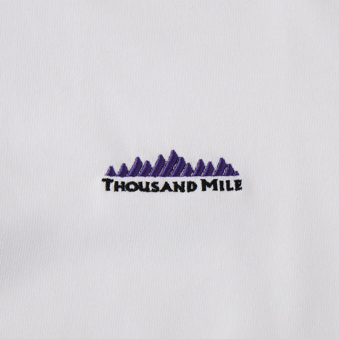 THOUSAND MILE [サウザンド マイル] ショートスリーブコンパクトTシャツ [TM261TC00162] 01 WHITE