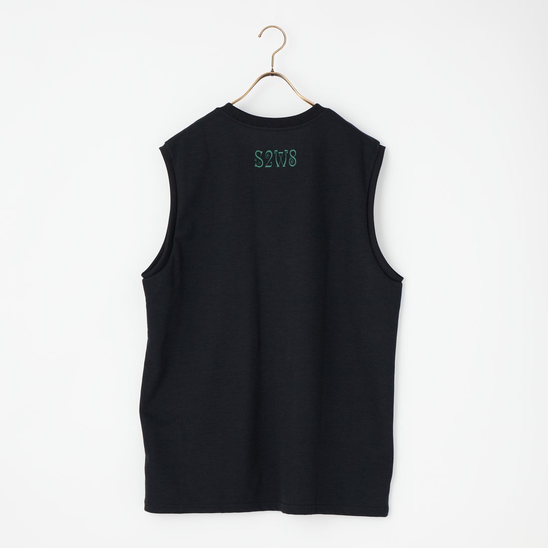 South2West8 [サウスツーウエストエイト] スリーブレスクルーネックTシャツ [SX750] C BLACK