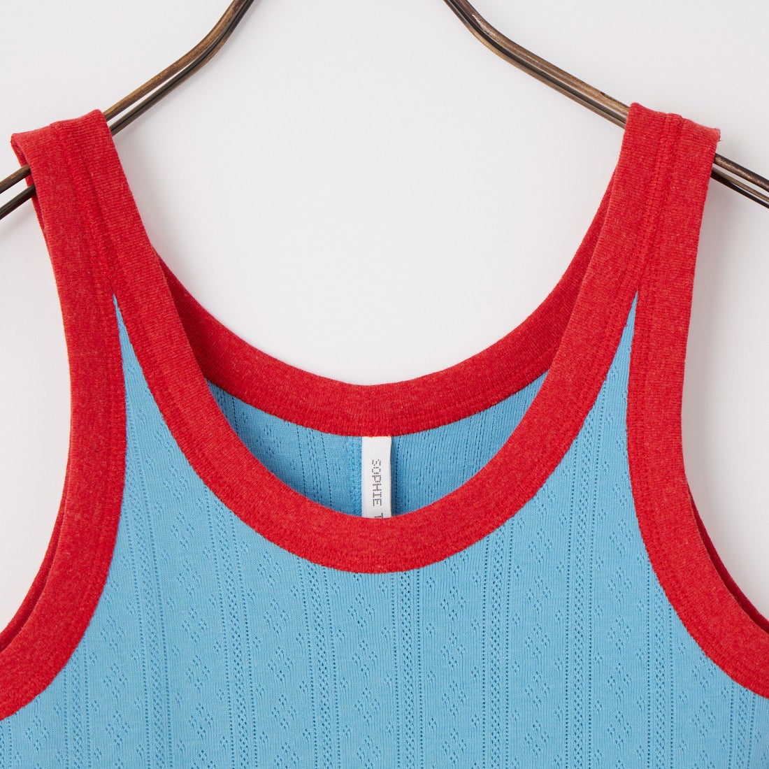 SOPHIE TALKS ABOUT THE WEATHER [ソフィートークスアバウトザウェザー] レースタンクトップ [COM-26S-CU01] BLUE