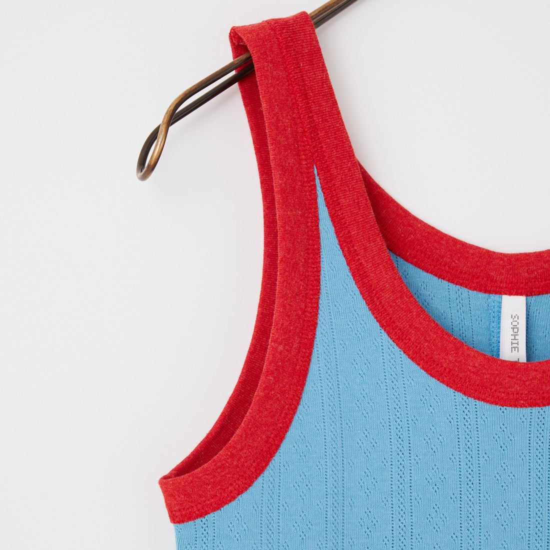 SOPHIE TALKS ABOUT THE WEATHER [ソフィートークスアバウトザウェザー] レースタンクトップ [COM-26S-CU01] BLUE