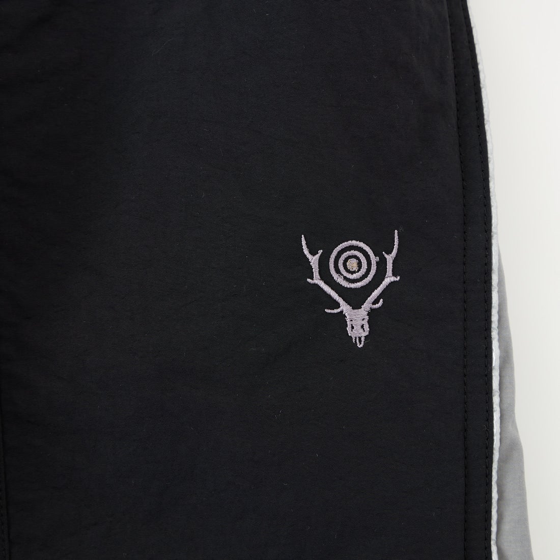 South2West8 [サウスツーウエストエイト] ナイロンタッサー ウォームアップパンツ [SX654] B BLACK