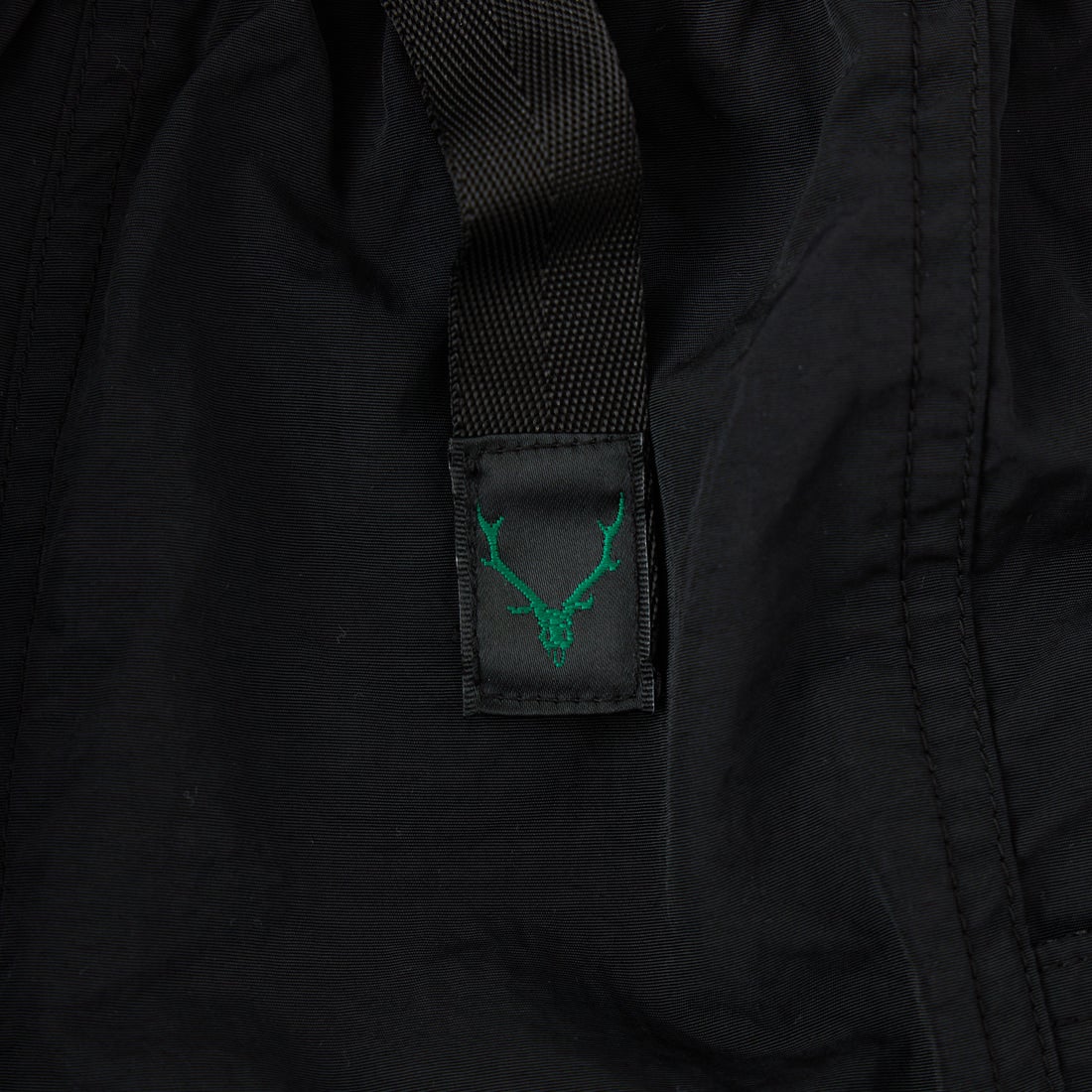 South2West8 [サウスツーウエストエイト] ナイロンタッサー ウォームアップパンツ [SX654] B BLACK