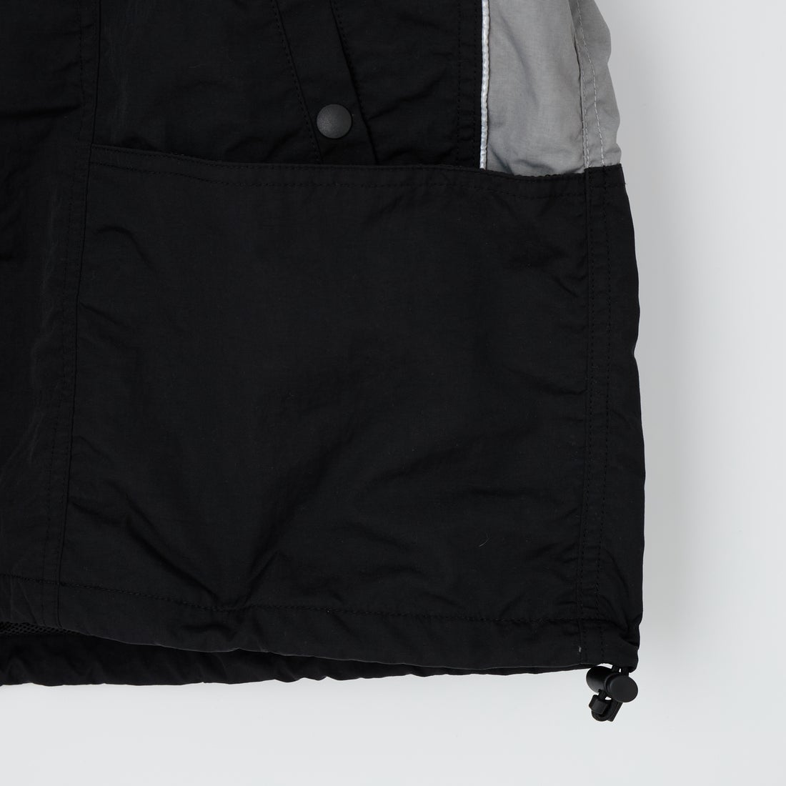 South2West8 [サウスツーウエストエイト] ナイロンタッサー ウォームアップジャケット [SX653] B BLACK