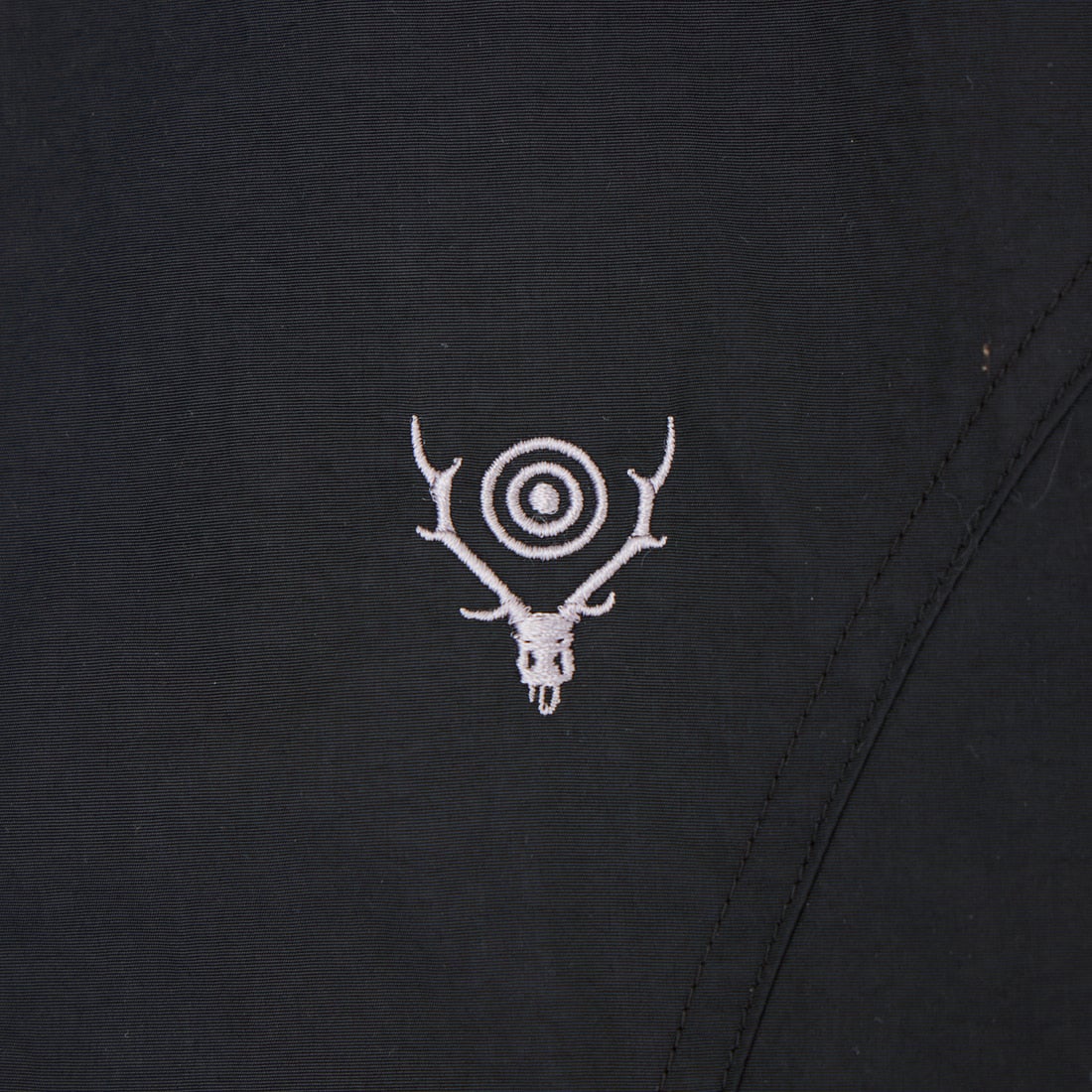 South2West8 [サウスツーウエストエイト] ナイロンタッサー ウォームアップジャケット [SX653] B BLACK