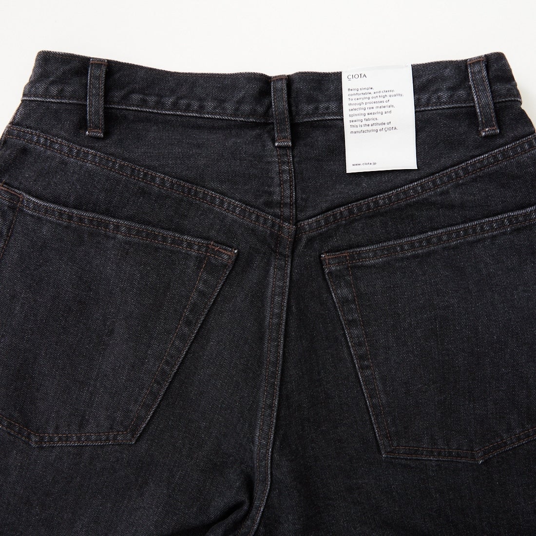 CIOTA [シオタ] バギー5ポケットパンツ [PTLM-25BG-MBK] MID BLACK