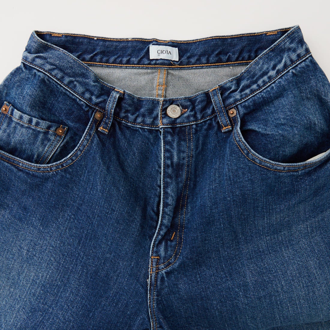 CIOTA [シオタ] バギー5ポケットパンツ [PTLM-25BG-PIMBL] MID BLUE