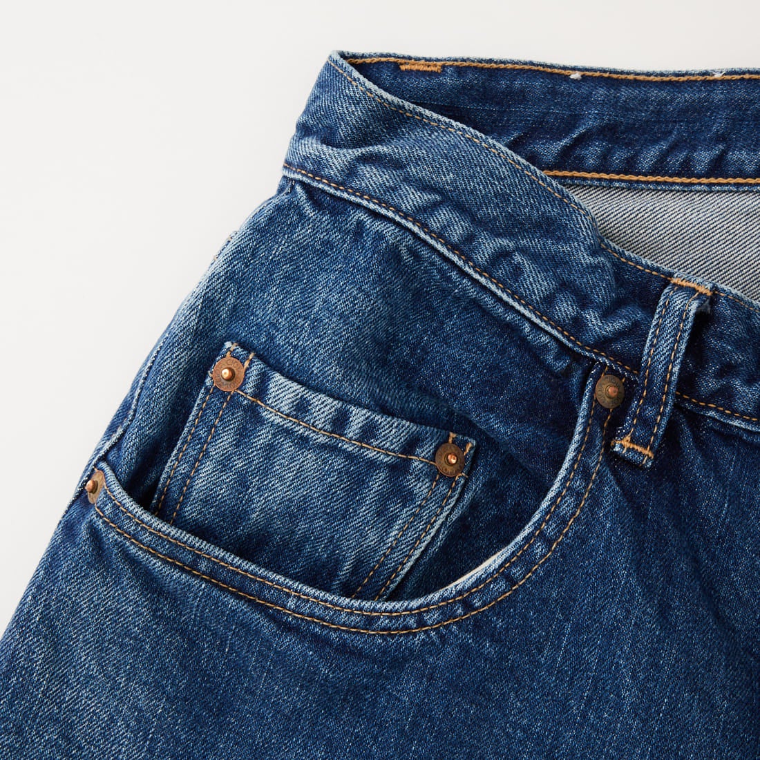 CIOTA [シオタ] バギー5ポケットパンツ [PTLM-25BG-PIMBL] MID BLUE