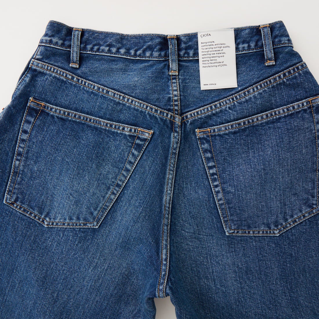 CIOTA [シオタ] バギー5ポケットパンツ [PTLM-25BG-PIMBL] MID BLUE