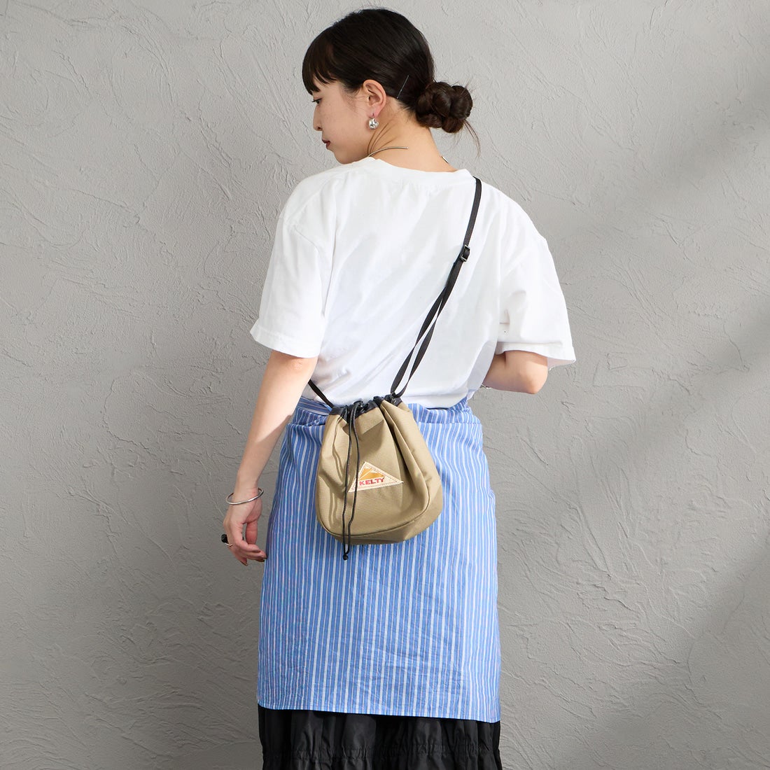 KELTY [ケルティ] ES 巾着ショルダーバッグ [3259270826] TAN