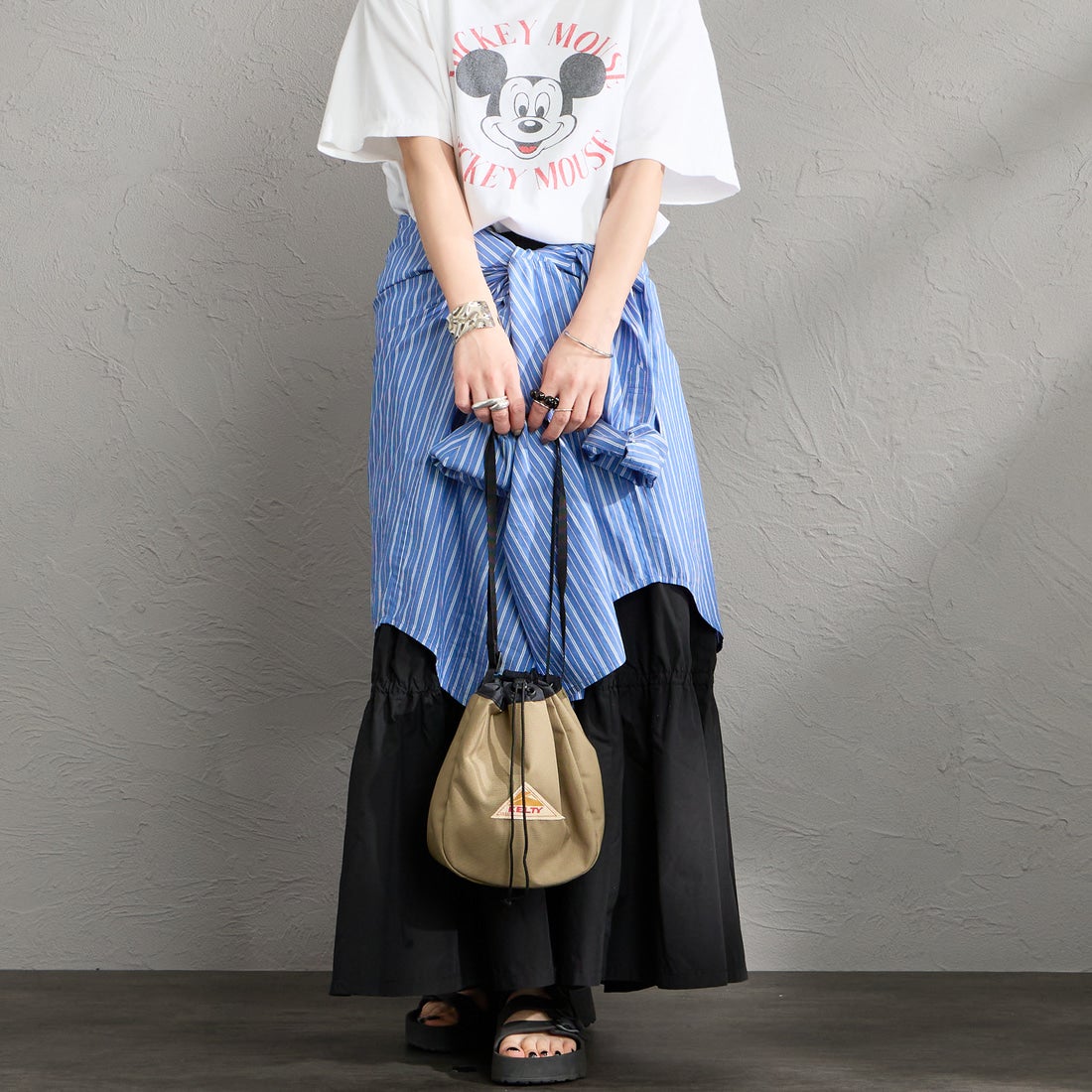 KELTY [ケルティ] ES 巾着ショルダーバッグ [3259270826] TAN