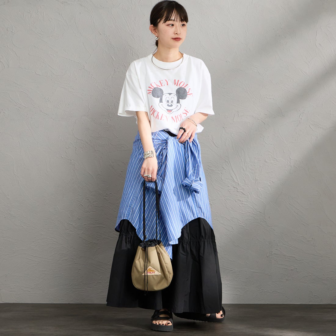 KELTY [ケルティ] ES 巾着ショルダーバッグ [3259270826] TAN